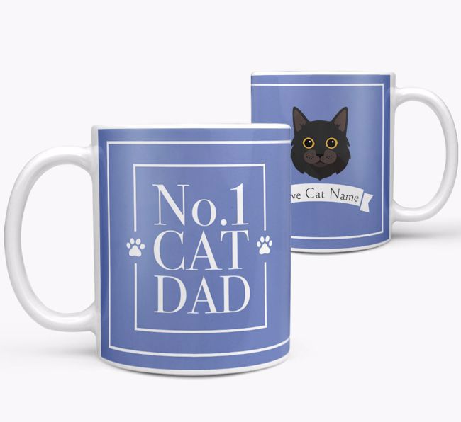 No.1 Dad: Personalized {breedCommonName} Mug